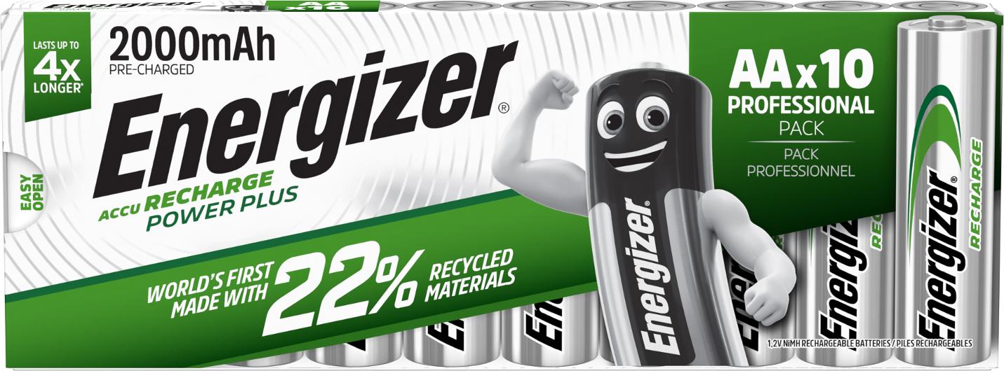 Batteri ENERGIZER Recharge AA/NH15 (10)