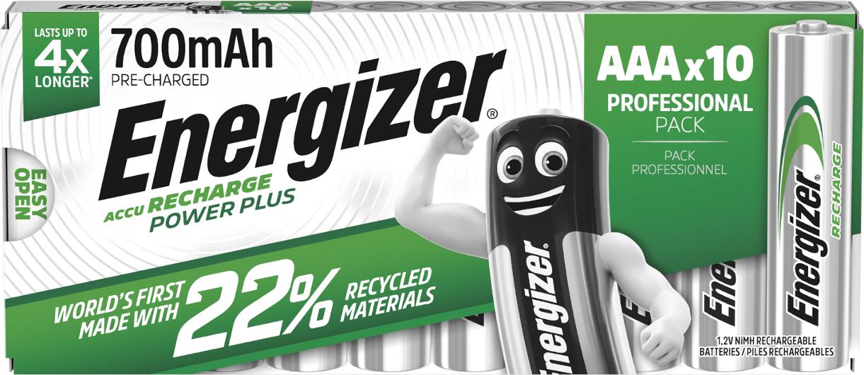 Batteri ENERGIZER Recharge AAA/NH12 (10)