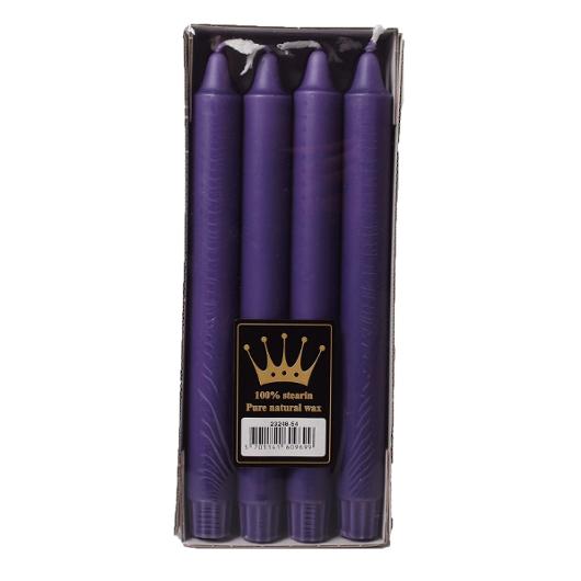 Kronelys DIANA stearin lilla 9 timer (8)