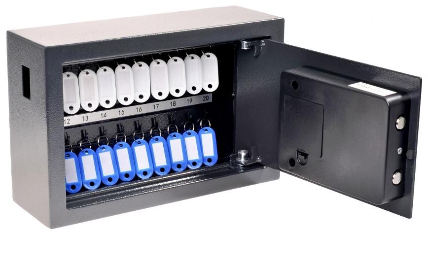 Nøkkelskap PAVO 20 nøkler sort