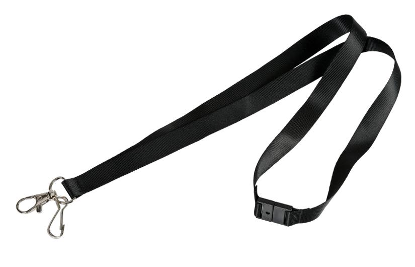 Halssnor 1,5x90cm sort (10)