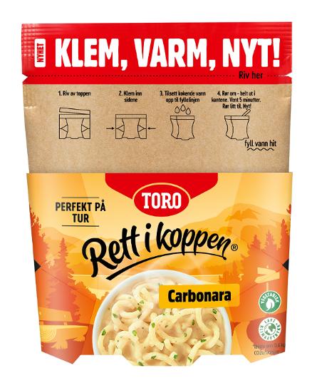 Carbonara TORO Rett i koppen