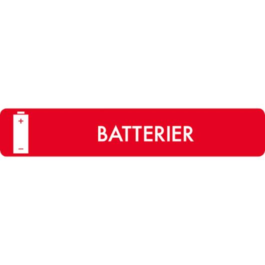 Kildesorteringsmagnet Batterier 16x3cm