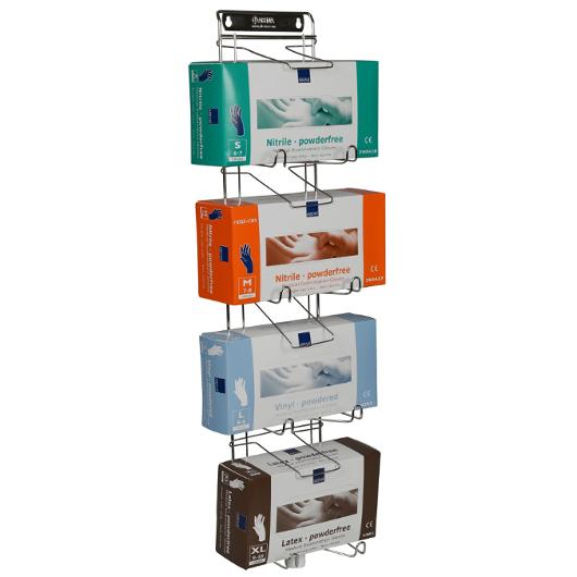 Hanskestativ ABENA 4 esker 16x72 stål