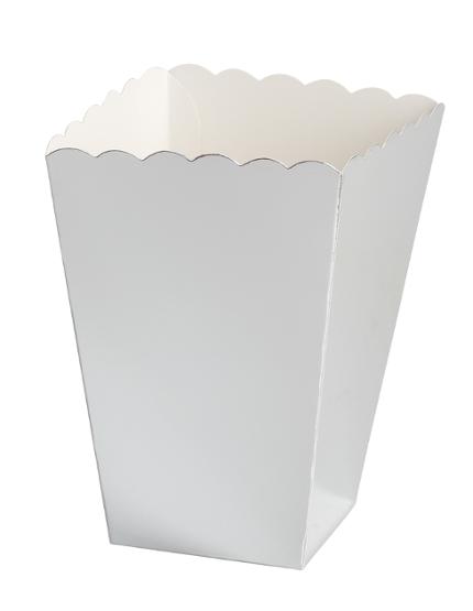 Popcornboks JOKER sølv (6)