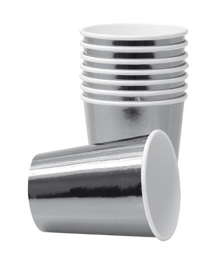 Pappbeger JOKER 26cl sølv (8)