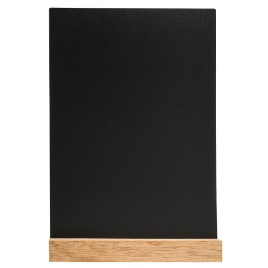 Menyholder EXACOMPTA skifer/tre A4