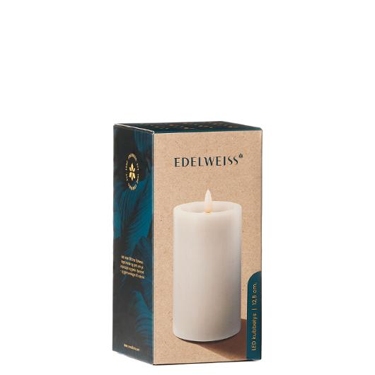 Kubbelys Edelweiss Led 7,5x12,5cm hvit