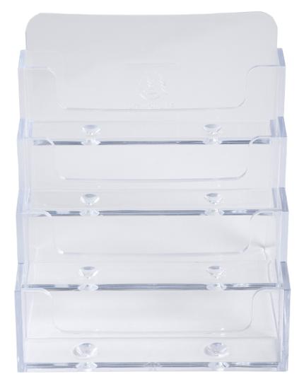 Visittkortholder EXACOMPTA 4rom pleksi