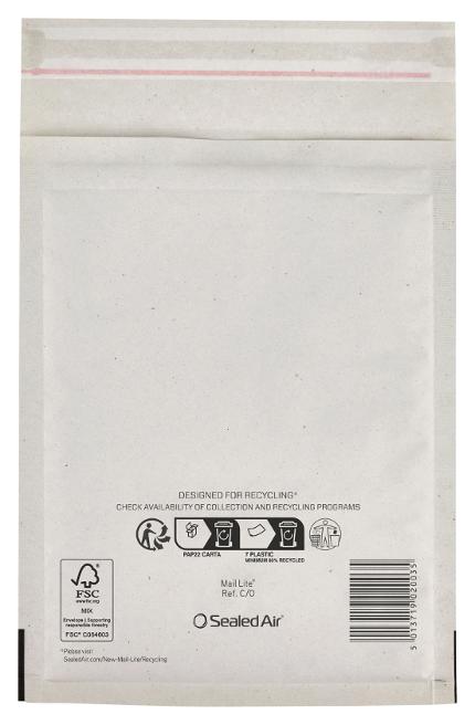 Boblekonvolutt Mail Lite C/0 15x21cm