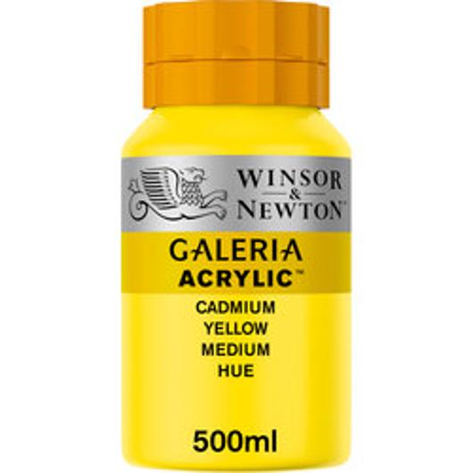Akrylfarge Galeria 500ml gul