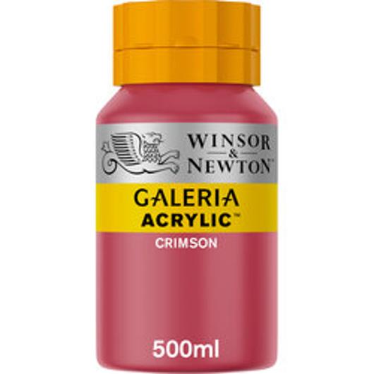 Akrylfarge Galeria 500ml mørkerød