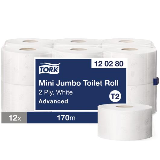 Toalettpapir TORK Advance 2L T2 170m