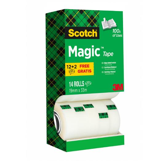 Tape SCOTCH Magic 810 12+2rl gratis(14)