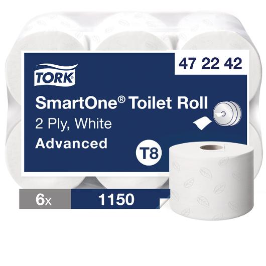 Toalettpapir TORK Smart 2L T8 207m (6)