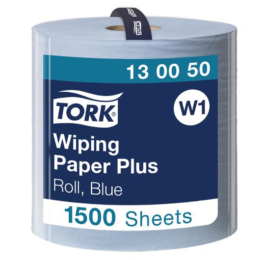 Industritørk TORK Plus 2L W1 510m blå