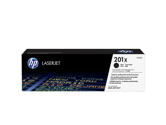 Toner HP 201X CF400X 2.8 sort