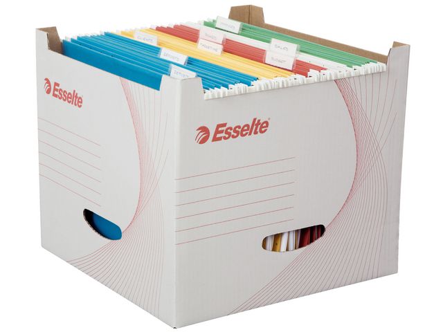 Arkivboks ESSELTE for hengemapper
