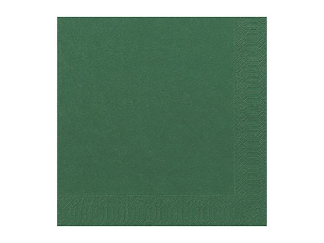 Serviett DUNI 3L 33cm mørk grønn (125)