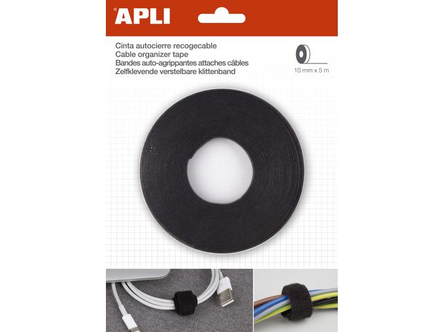 Kabel organiserer APLI 5m sort