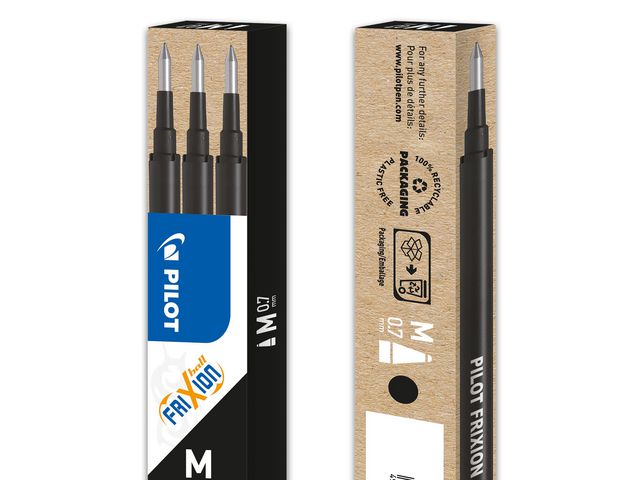 Refill PILOT Frixion 07 sort (3)