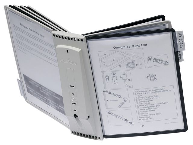 Veggstativ SHERPA 10 lommer sort/rød