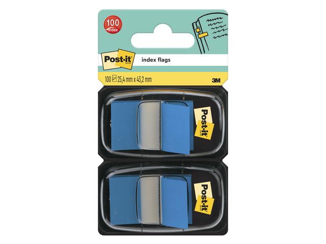 Index POST-IT 680 25x44mm blå (2)
