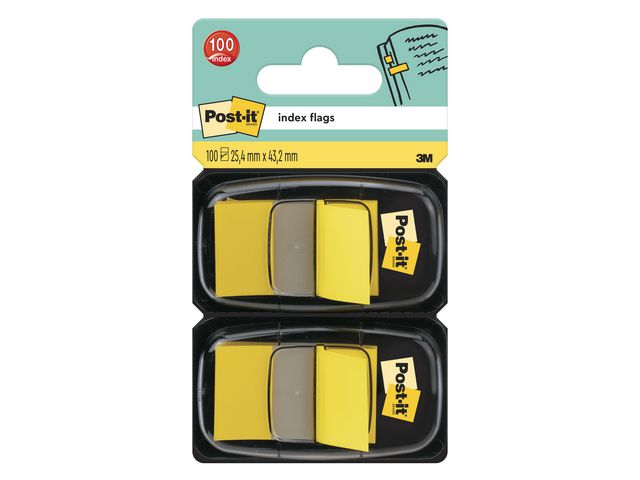 Index POST-IT 680 25x44mm gul (2)