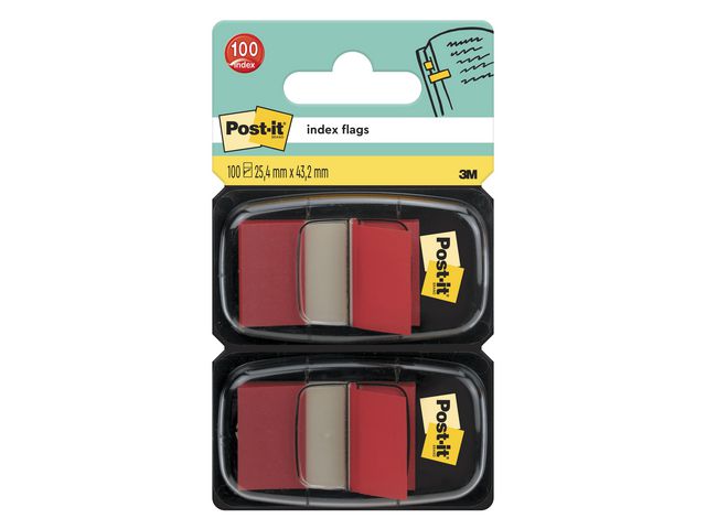 Index POST-IT 680 25x44mm rød (2)