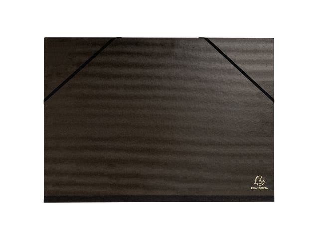 Strikkmappe EXACOMPTA A3 kraft 3kl sort