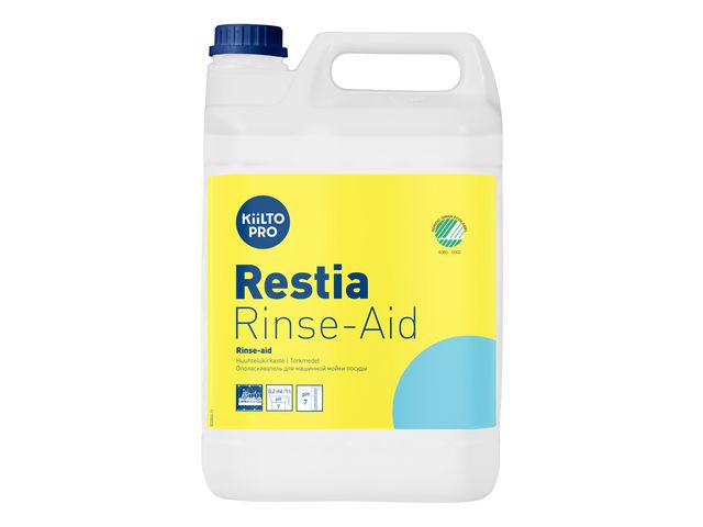 Tørremiddel KIILTO Restia Rinse-aid 5 l