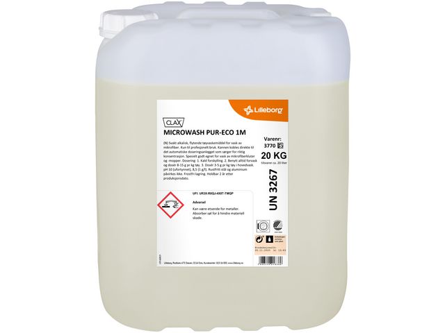 Mikrofibervask CLAX Pur-Eco 1M 20L