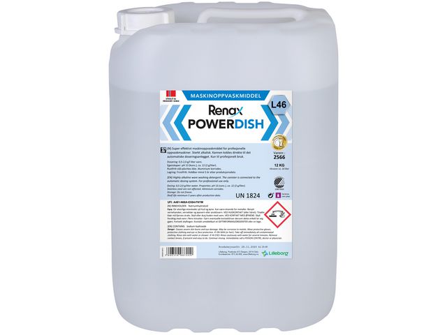 Maskinoppvask RENAX PowerDish L46 12kg