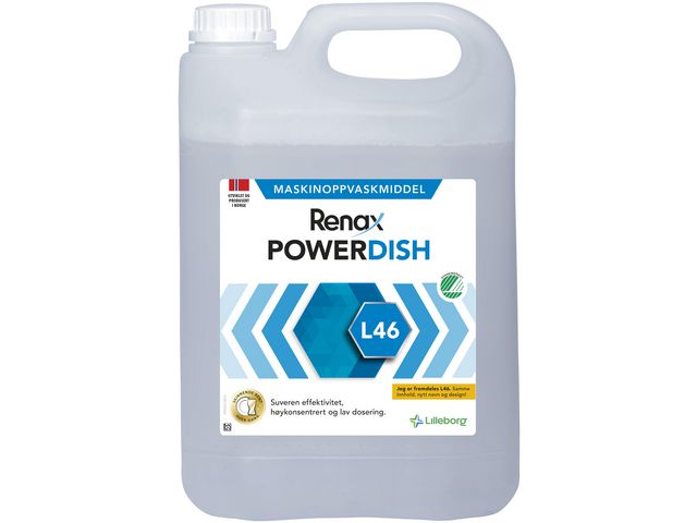 Maskinoppvask RENAX PowerDish L46 6,1kg