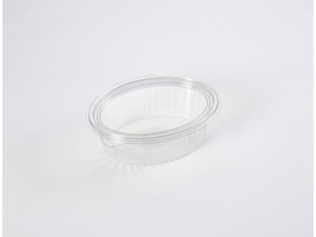 Plastbeger m/hengslet lokk 500ml (600)