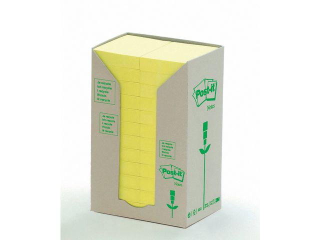 Notatblokk POST-IT 38x51 Resirk CY (24)