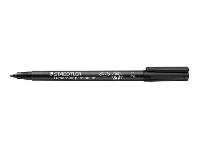 STAEDTLER Merkepenn Lumocolor Perm. 1.0mm sort