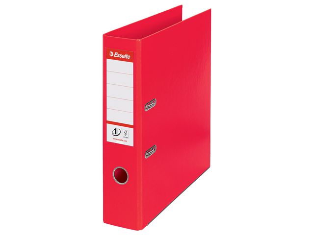 Brevordner ESSELTE No1 A4 75mm sk. l.rød