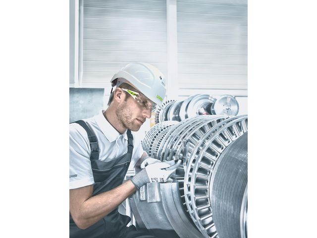 Vernebrille UVEX Pheos klar S hvit/grønn