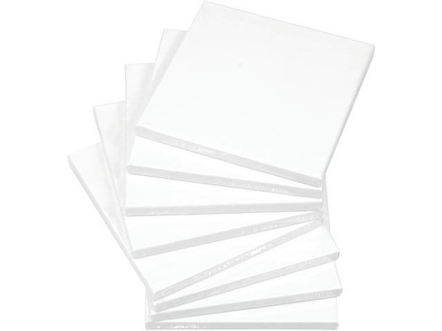 Malelerret på ramme 20x20x1,7cm