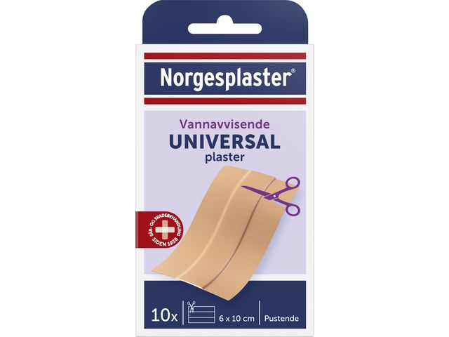Plaster NORGESPLASTER Univ. Klipp 10stk