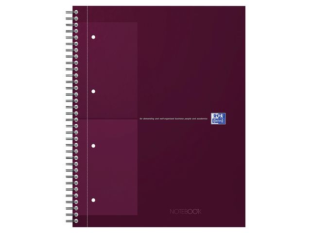 Notatbok OXFORD Int. A4+ ruter rød