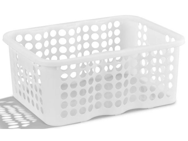 Oppbevaringskurv NORDISKA P stor hvit
