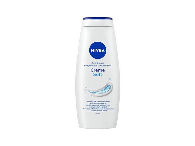 Dusjsåpe NIVEA Cream Soft 0,65L