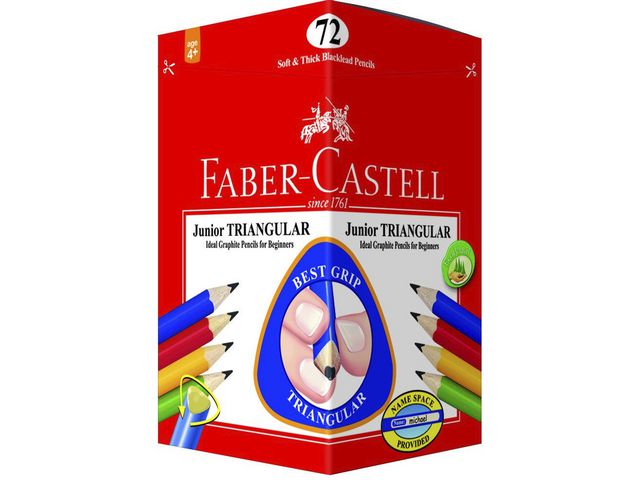 Begynnerblyant FABER-CASTELL 2B (72)