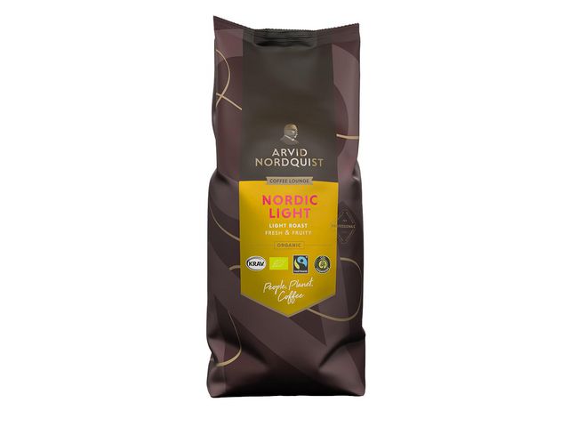 Kaffe ARVID Nordic Light hele bønner 1kg