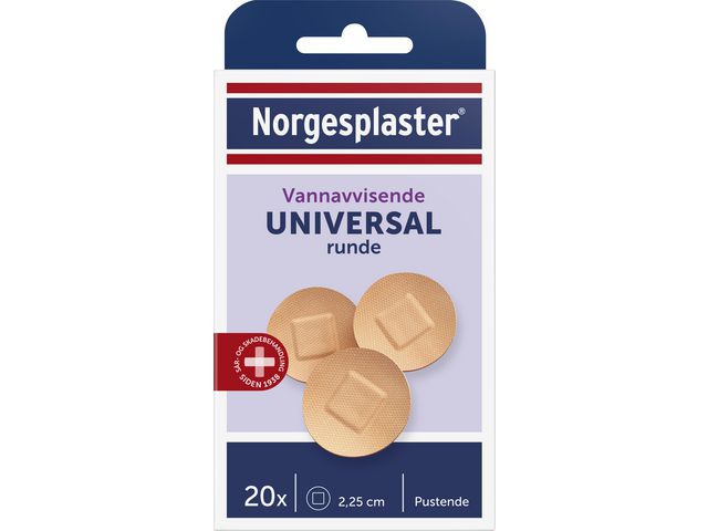 Plaster NORGESPLASTER Univ. Runde 20stk