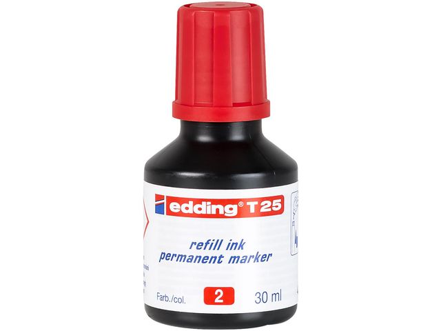 Refill EDDING T25 perman. merkepenn rød