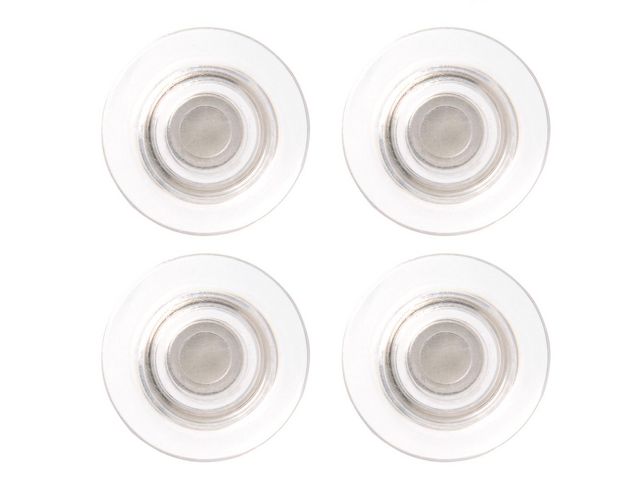 Magnet NOBO f/glasstavle transparent (4)