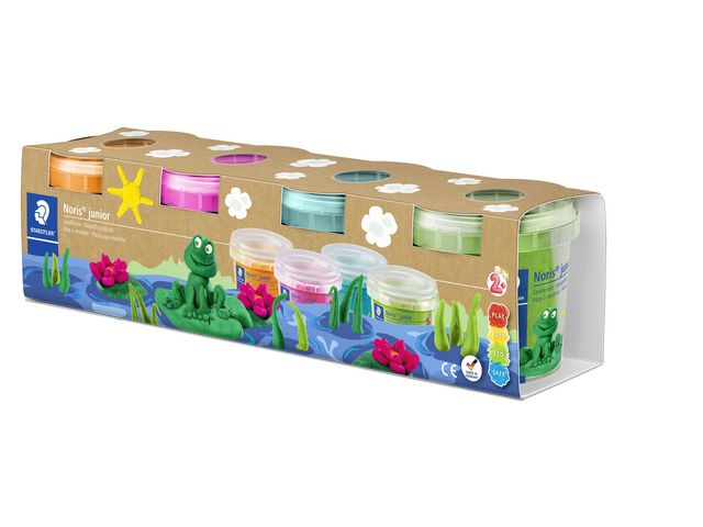 Modelleringsleire STAEDTLER neon 4 farg